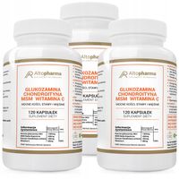 GLUKOZAMINA CHONDROITYNA MSM WITAMINA C STAWY3x120