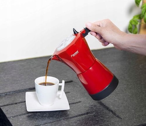 ELEKTRYCZNA Kawiarka 6F Ekspres Zaparzacz do Kawy Espresso Bestron na Arena.pl