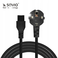Kabel zasilający Savio 3 m