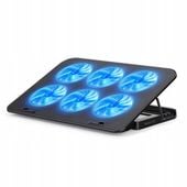 PODSTAWKA PODKŁADKA CHŁODZĄCA POD LAPTOPA 15,6' GAMINGOWA DUŻA HUB LED USB
