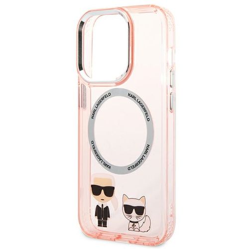 Etui Karl Lagerfeld do iPhone 14 Pro Max, Różowy, MagSafe na Arena.pl
