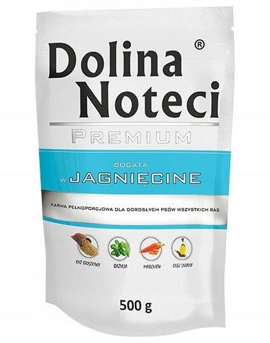 DOLINA NOTECI PREMIUM Mokra karma dla psa BEZ KURCZAKA MIX smaków 10x500g na Arena.pl
