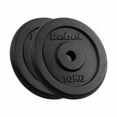Obciążenie żeliwne zestaw 2x10kg 20kg otwór 31mm talerz REBEL