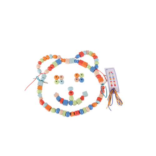 CLASSIC WORLD Drewniane Koraliki Do Nawlekania 96 elementów na Arena.pl