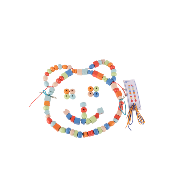 CLASSIC WORLD Drewniane Koraliki Do Nawlekania 96 elementów zdjęcie 6