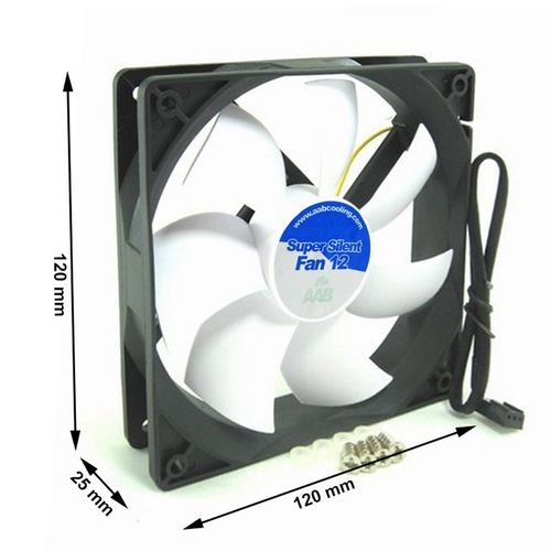 AABCOOLING SUPER SILENT FAN 12cm CICHY WENTYLATOR DO PC WIATRAK 120mm 13dB na Arena.pl