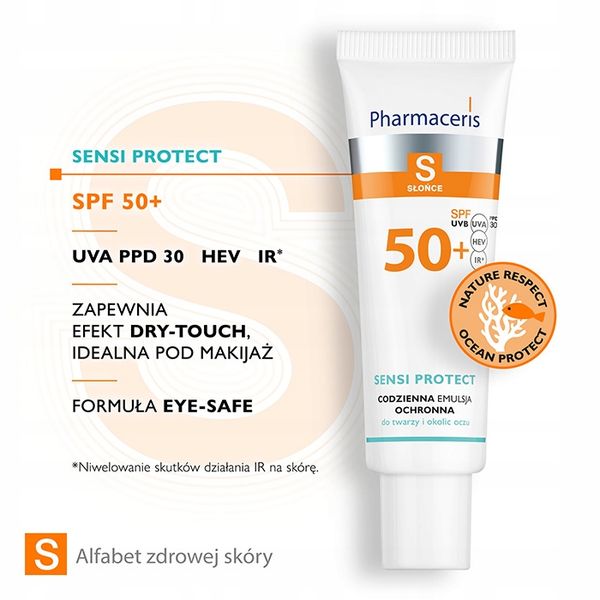 PHARMACERIS S SPF50 SENSI PROTECT CODZIENNA EMULSJA OCHRONNA zdjęcie 2