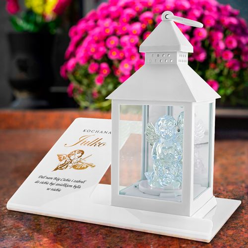 ZNICZ LATARENKA ANIOŁEK dedykacja na GRÓB DZIECKA na Arena.pl