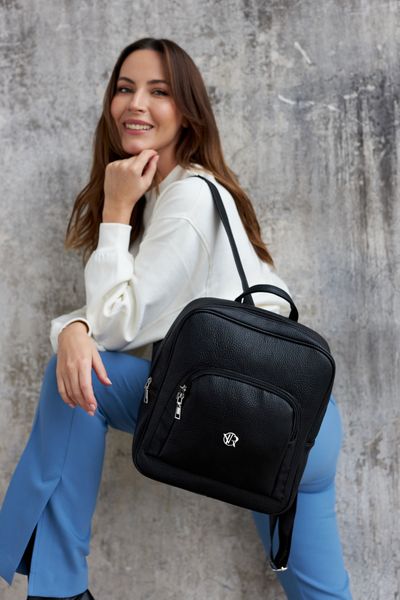 plecak pu r-pl-29601-3646 black zdjęcie 2