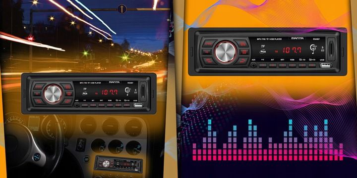 Radio samochodowe MANTA RS4507BT zdjęcie 2