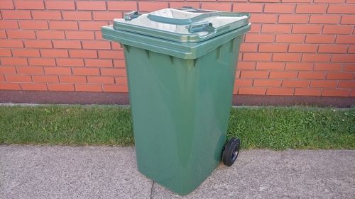 POJEMNIK KOSZ KUBEŁ 240L NA ŚMIECI ODPADY ZIELONY na Arena.pl