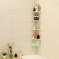 Regał Półka Łazienkowa Teleskopowa