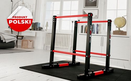 Poręcze stacjonarne do pompek treningowe do ćwiczeń mięśni brzucha na Arena.pl