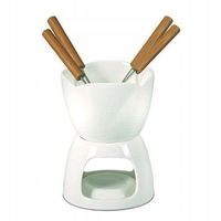 FONDUE DO CZEKOLADY z widelczykami Collezione Bianca founde