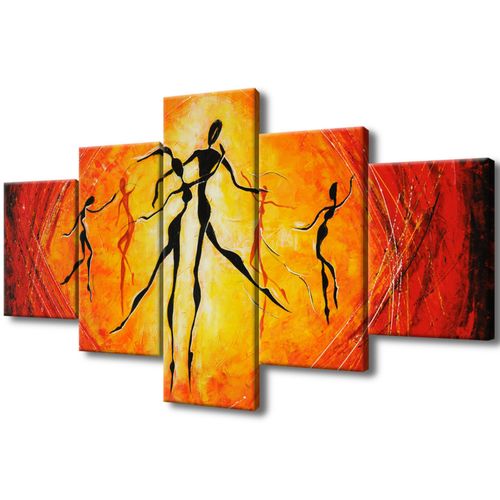 Obraz Płótno 125X70 Afrykańscy Tancerze na Arena.pl