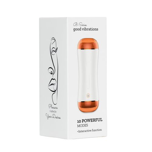 Masturbator - B - Series - Vibrating Masturbation Cup Usb 10 Function + na Arena.pl