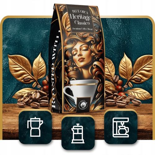 Kawa ziarnista CLASSICO HERITAGE Limited Edition Świeżo Palona na Arena.pl