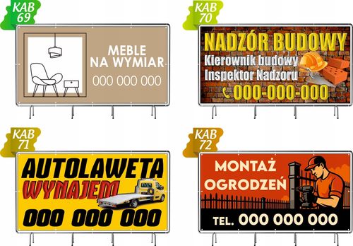 200x100 cm - Baner reklamowy oczkowany Piekarnia, cukiernia na Arena.pl