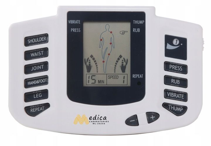 ELEKTROSTYMULATOR MIĘŚNI NERWÓW TENS EMS-MOCNY zdjęcie 9