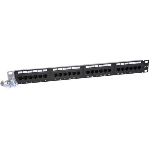 Patch panel RACK 19" 1U 24-porty kat. 6 UTP na Arena.pl