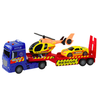 DUZY ZESTAW RATOWNICZY  HELIKOPTER SAMOCHÓD ŚWIATŁA DŹWIĘKI