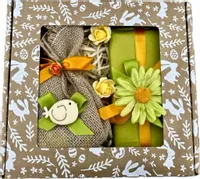 Fajny Prezent na Wielkanoc Zestaw Kosz BOX Prezentowy Czekolada Herbata