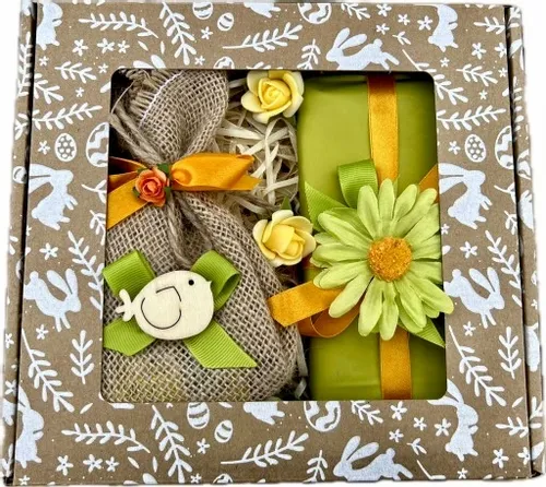 Fajny Prezent na Wielkanoc Zestaw Kosz BOX Prezentowy Czekolada Herbata na Arena.pl