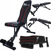 ŁAWECZKA DO ĆWICZEŃ domowa ŁAWKA TRENINGOWA REGULOWANA składana POD SZTANGĘ