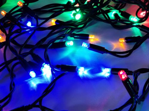 LAMPKI CHOINKOWE 100 LED ZEWNĘTRZNE GRUBY KABEL na Arena.pl