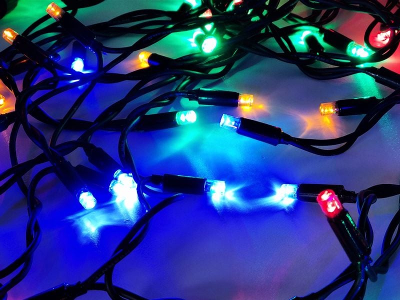 LAMPKI CHOINKOWE 100 LED ZEWNĘTRZNE GRUBY KABEL zdjęcie 9