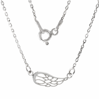 SREBRNY NASZYJNIK GWIAZD CELEBRYTKA SKRZYDŁO SREBRO PRÓBY 925