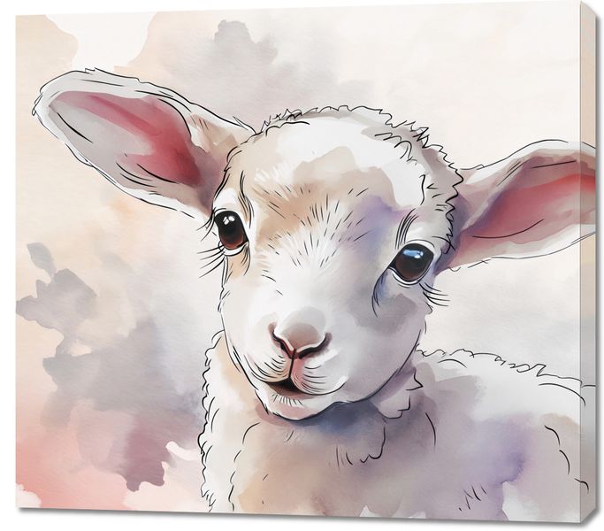 Obraz 100x90cm Mała Owieczka zdjęcie 1