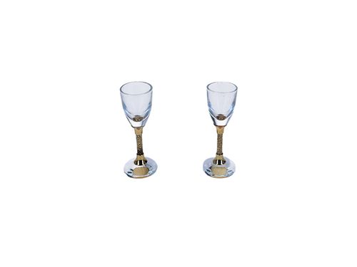 Kpl. 2 kieliszków do wódki wzór 2 na Arena.pl