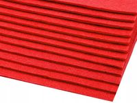 Filc 3 mm 20 x 30 CZERWONY 2szt.