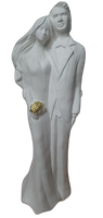 figurka gipsowa 37cm para młoda | a-39