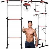 DRĄŻEK STACJONARNY DO PODCIĄGANIA DIPÓW TRENINGOWY STOJĄCY WOLNOSTOJĄCY