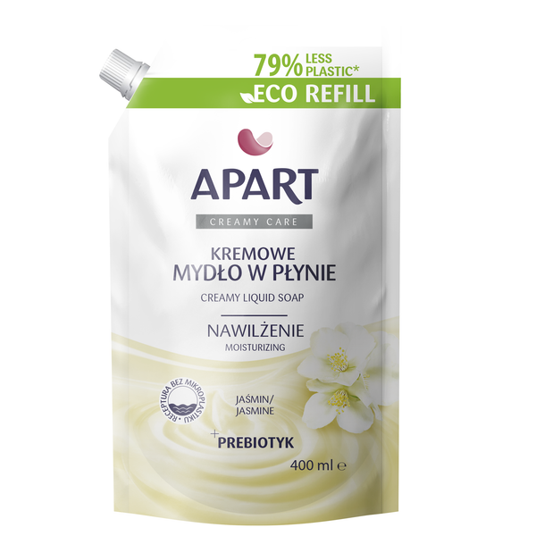 Apart Kremowe mydło - Jaśmin + Prebiotyk - 400ml zdjęcie 1