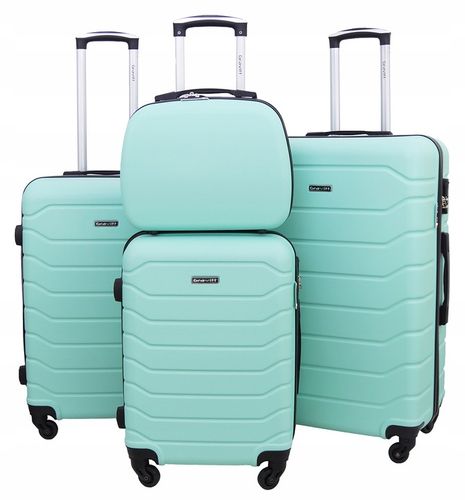 ZESTAW WALIZEK 4w1 WALIZKA PODRÓŻNA NA KÓŁKACH GRAVITT 931 na Arena.pl