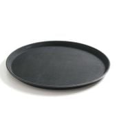 taca kelnerska antypoślizgowa odporna okrągła śr. 28cm - czarna