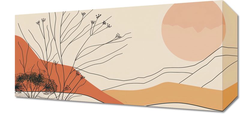 Obraz 40x20cm Pustynna Wydma zdjęcie 1