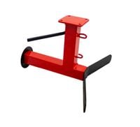 19469 Wieszak ścienny na kask organizer motocyklowy na kurtkę czerwony