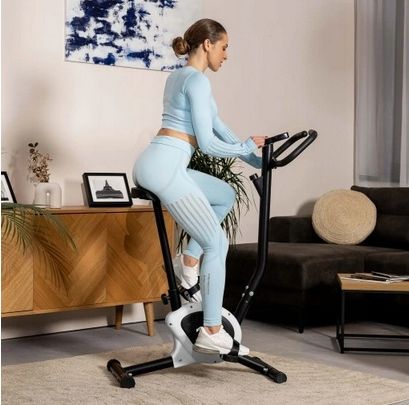 ROWER stacjonarny TRENINGOWY KOMPUTER ROWEREK ATLAS KOMPAKTOWY MAGNETYCZNY zdjęcie 5