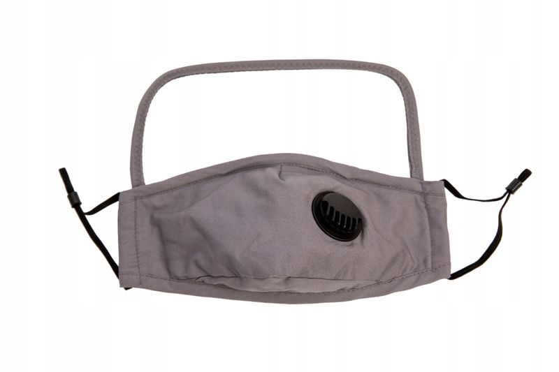 KOMPLET Maska z Przyłbica + 3x FILTR PM 2.5 zdjęcie 1