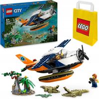 LEGO City 60425 Wodolot badaczki dżungli klocki figurki torba prezentowa