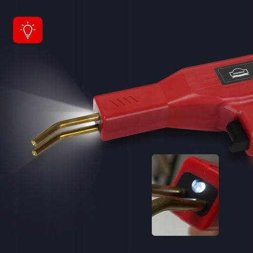 Spawarka do plastiku Lutownica Gwoździe spawalnicze 400 zszywek + szczypce na Arena.pl