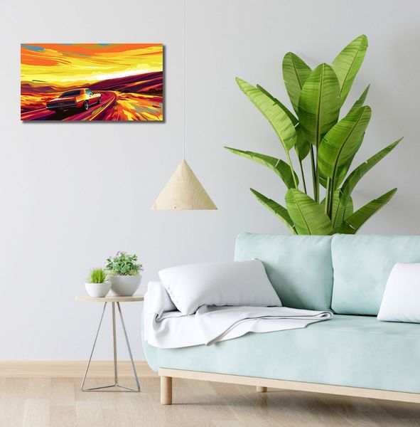 Obraz 60x30cm Pędź Przed Siebie zdjęcie 2