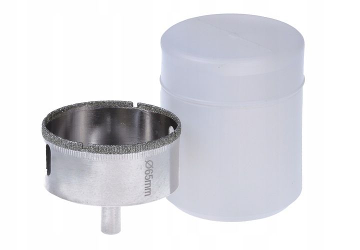DREL OTWORNICA OTWORNICE DIAMENTOWA KORONKA DO SZKŁA PŁYTEK GRESU 65mm zdjęcie 5