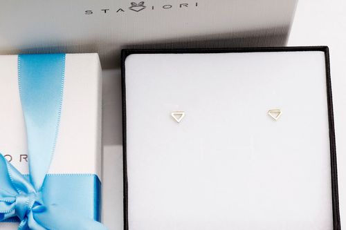 Złote kolczyki Staviori na Arena.pl