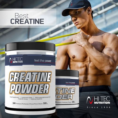 HI TEC Creatine Powder- 250g MONOHYDRAT MASA SIŁA na Arena.pl