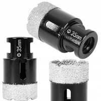 OTWORNICA DIAMENTOWA KORONKA WIERTŁO 35mm M14 DO GRES PŁYTEK KAMIEŃ